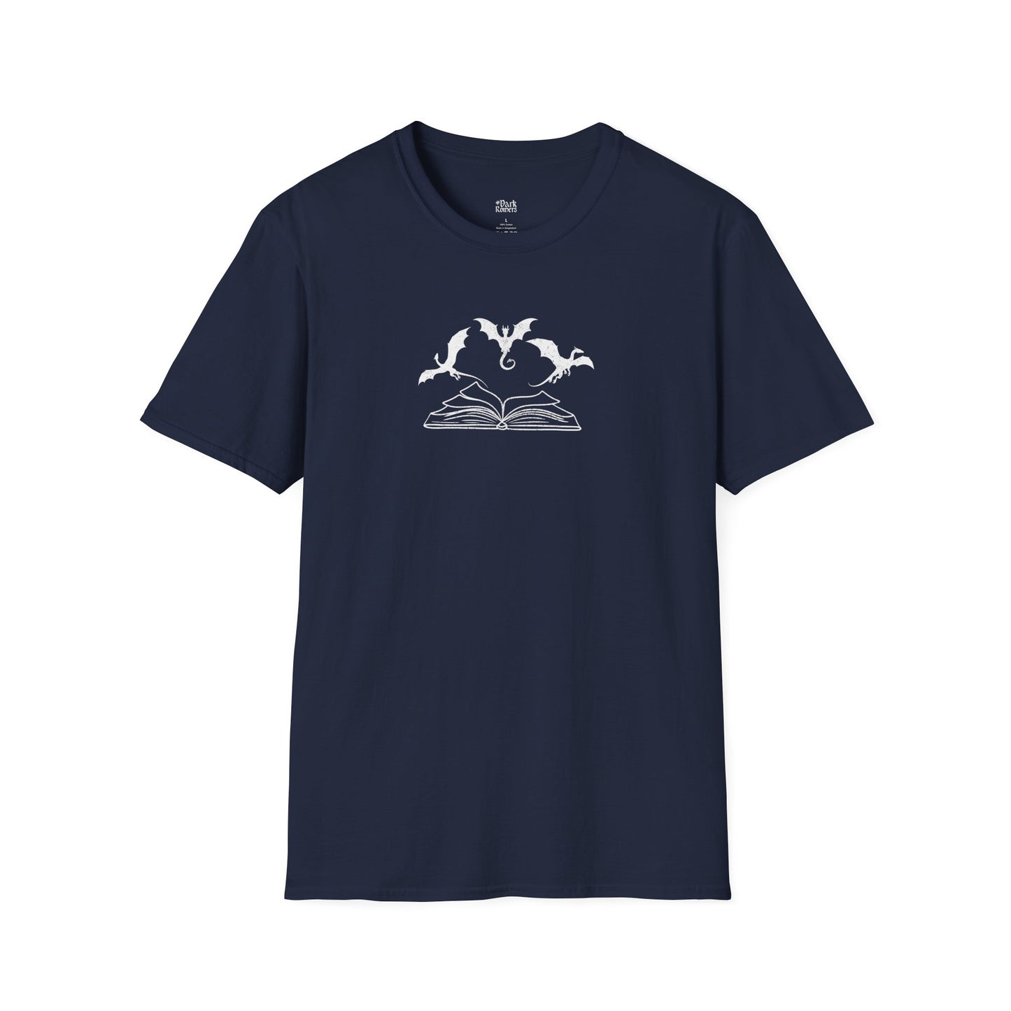 Fantasy Dragons Flying Out of an Open Book T-Shirt
