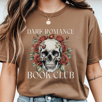 Dark Romance Book Club – Skull & Roses T-Shirt | Comfort Colors