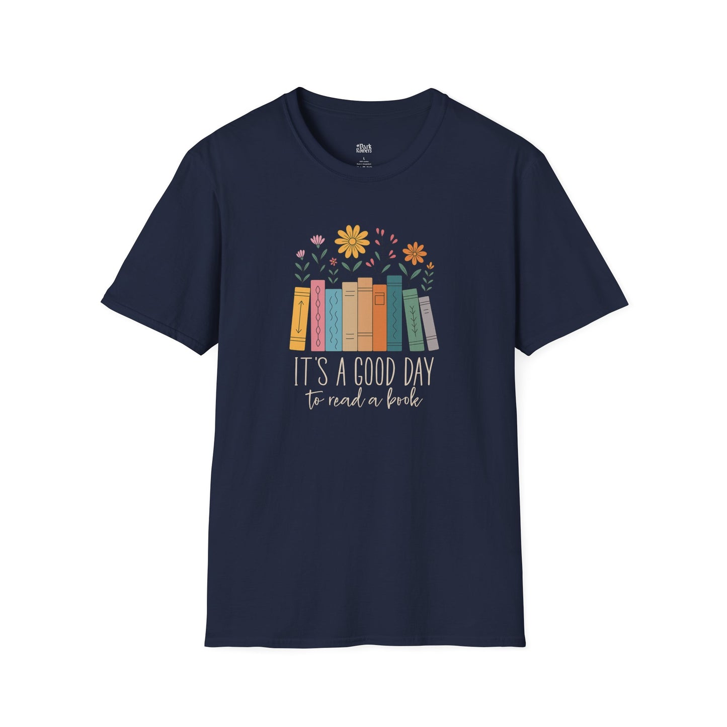 It's a good day to read a book navy book lover t-shirt