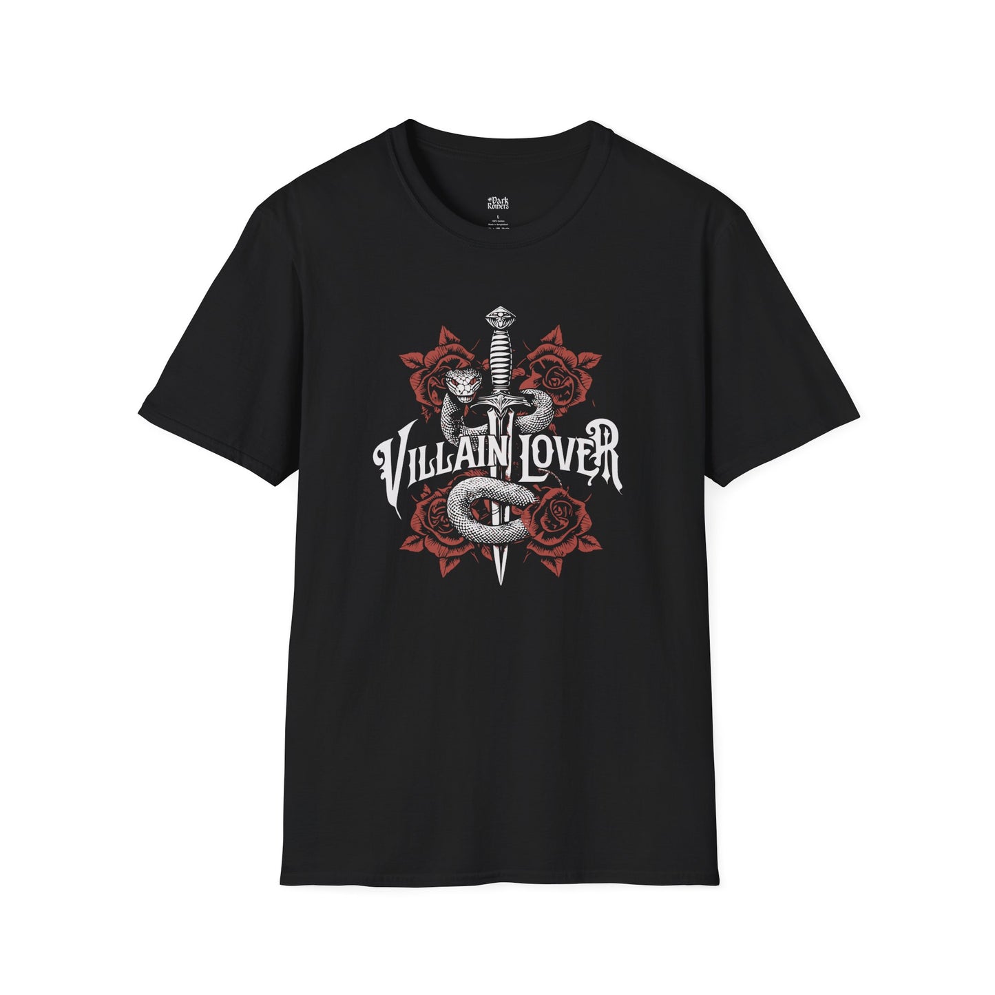 Villain Lover black dark romance t-shirt for readers