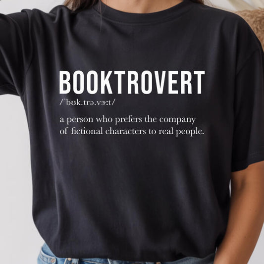 Booktrovert Definition  T-Shirt | Comfort Colors