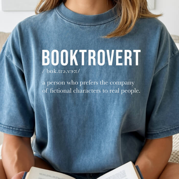 Booktrovert Definition  T-Shirt | Comfort Colors
