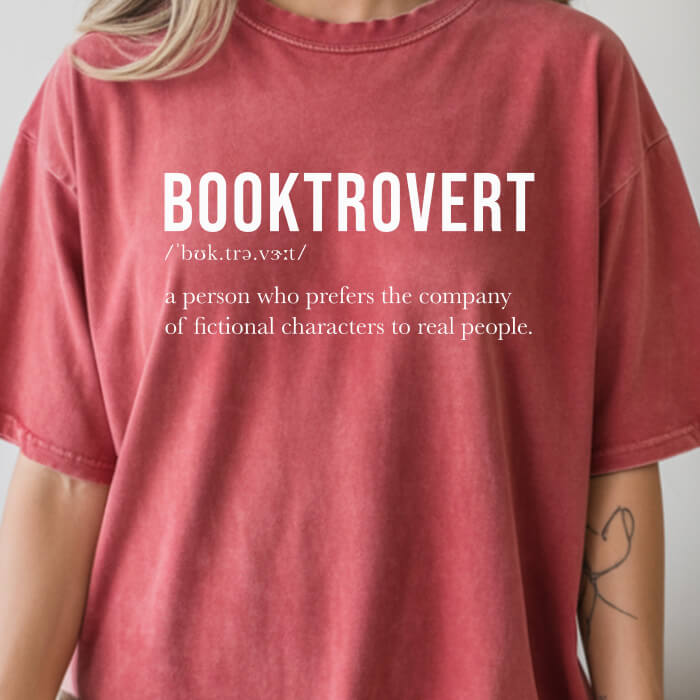 Booktrovert Definition  T-Shirt | Comfort Colors