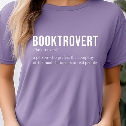 Booktrovert Definition  T-Shirt | Comfort Colors