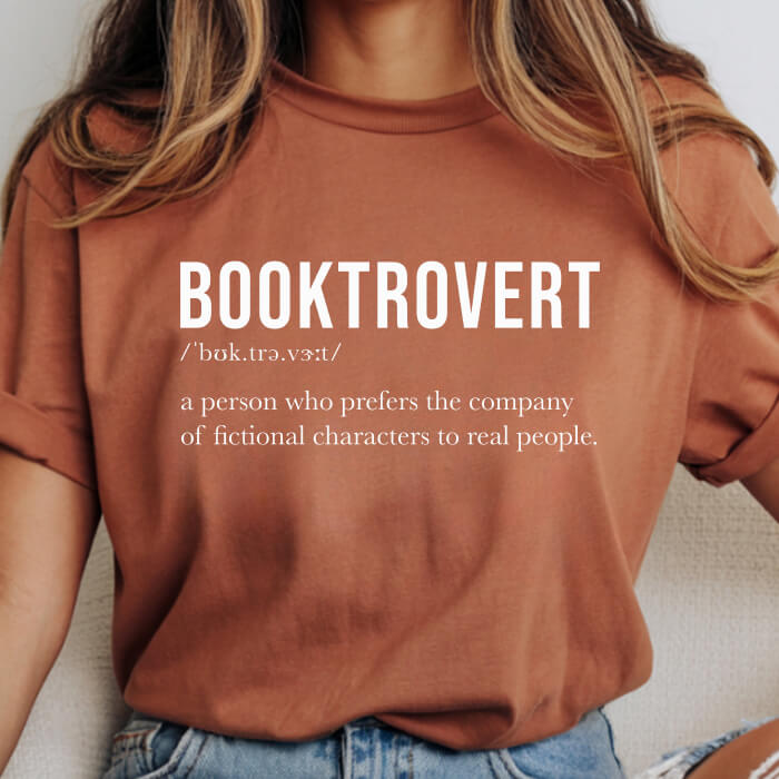 Booktrovert Definition  T-Shirt | Comfort Colors