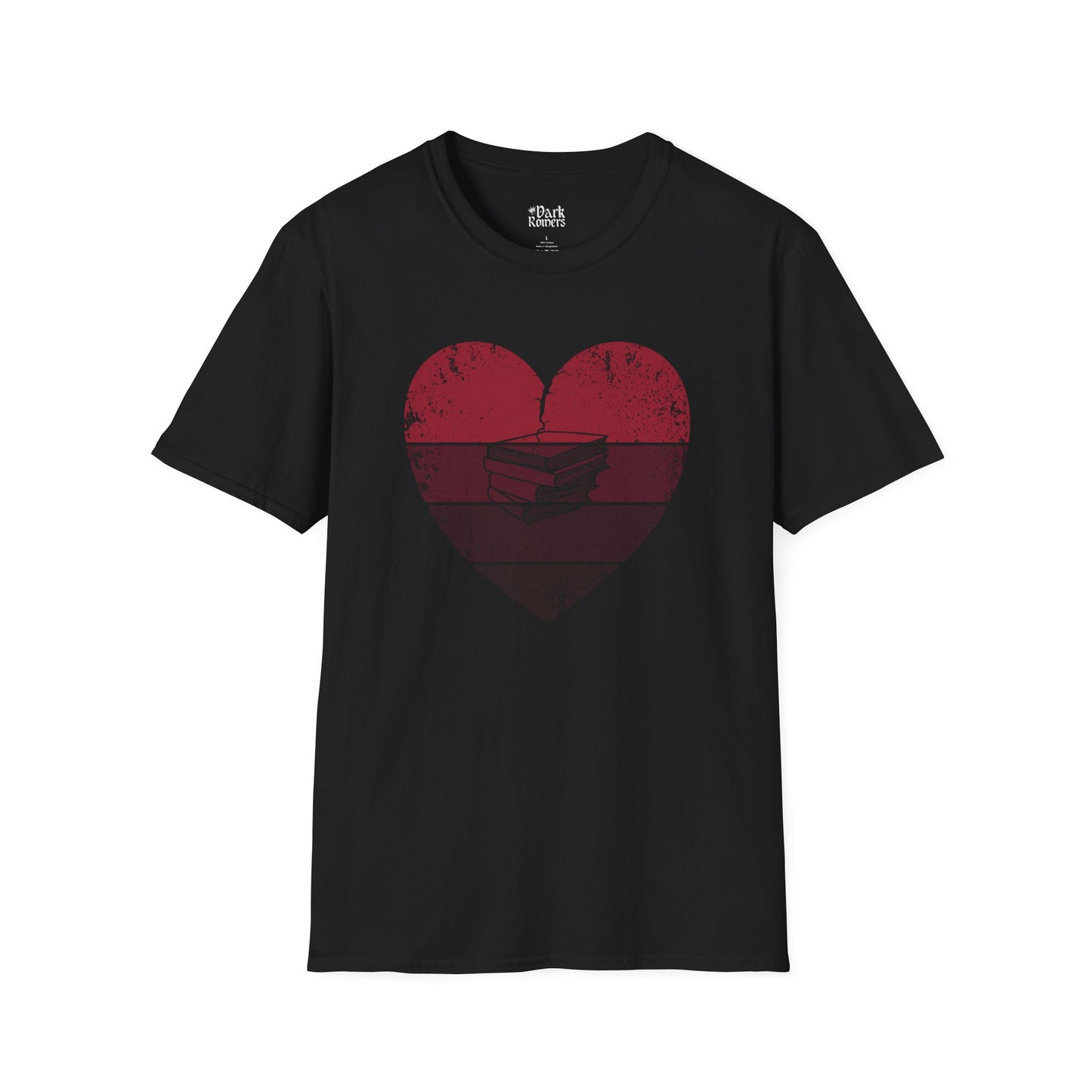 Broken Heart With Books T-Shirt