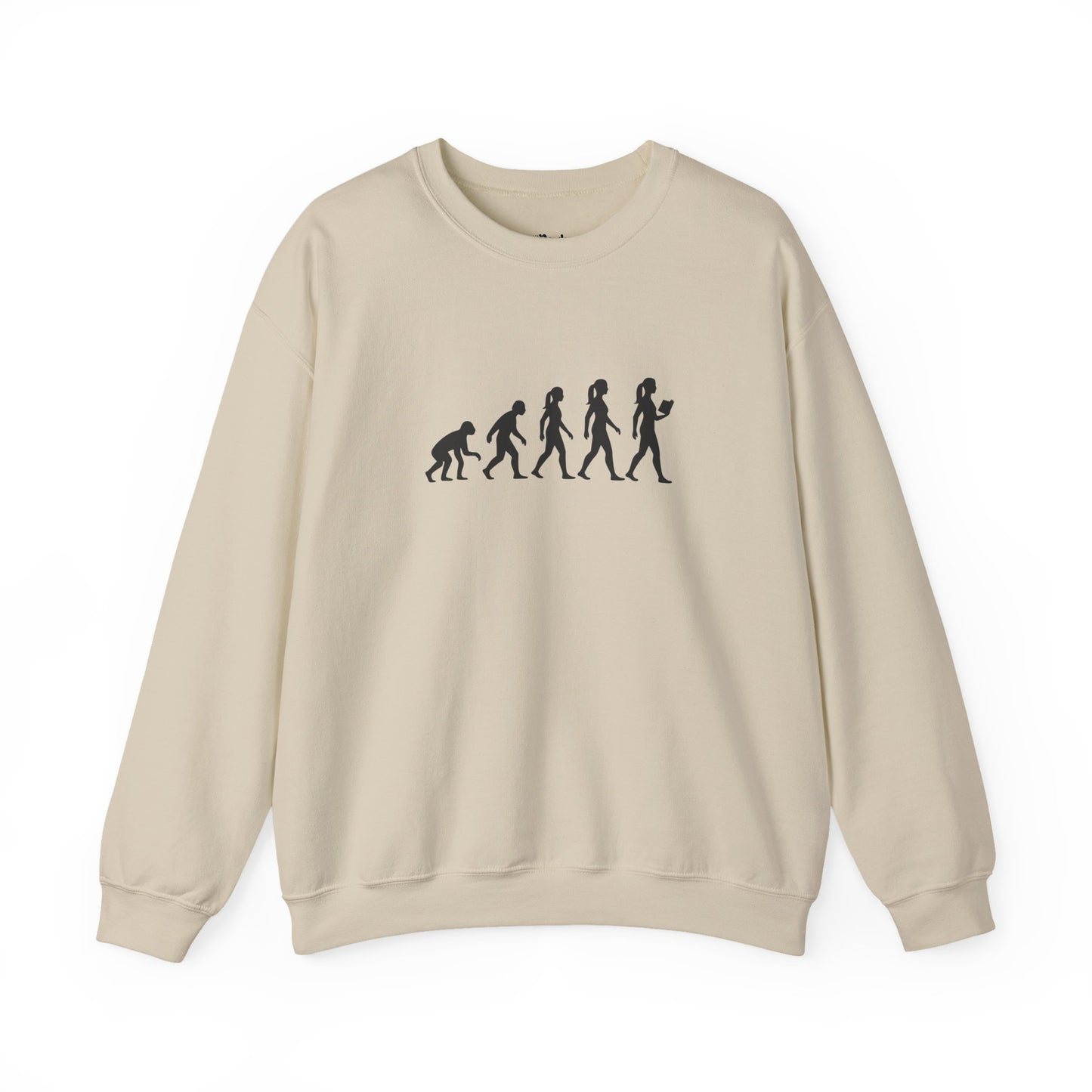 Evolution Of A Reader Sweatshirt