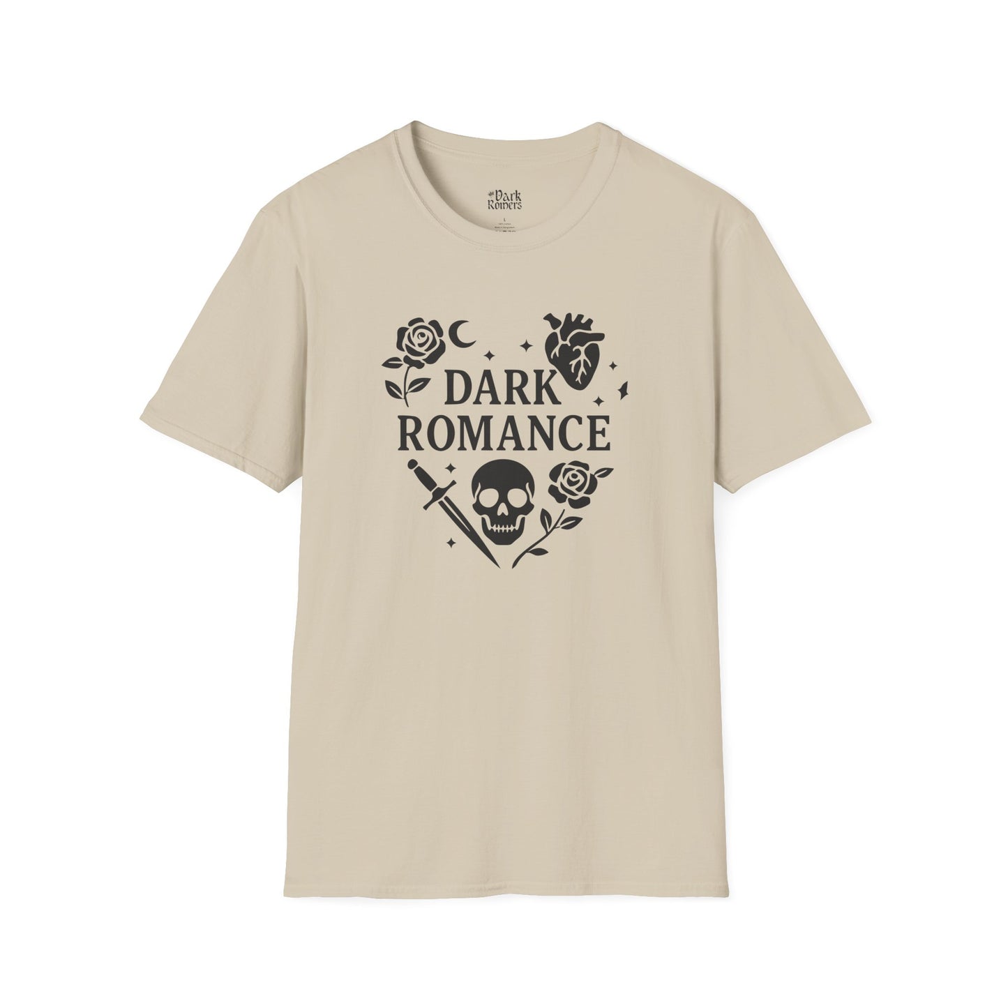 Dark Romance with Symbols in the Shape of a Heart T-Shirt