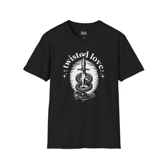 Twisted Love with a Dagger and Snake T-Shirt