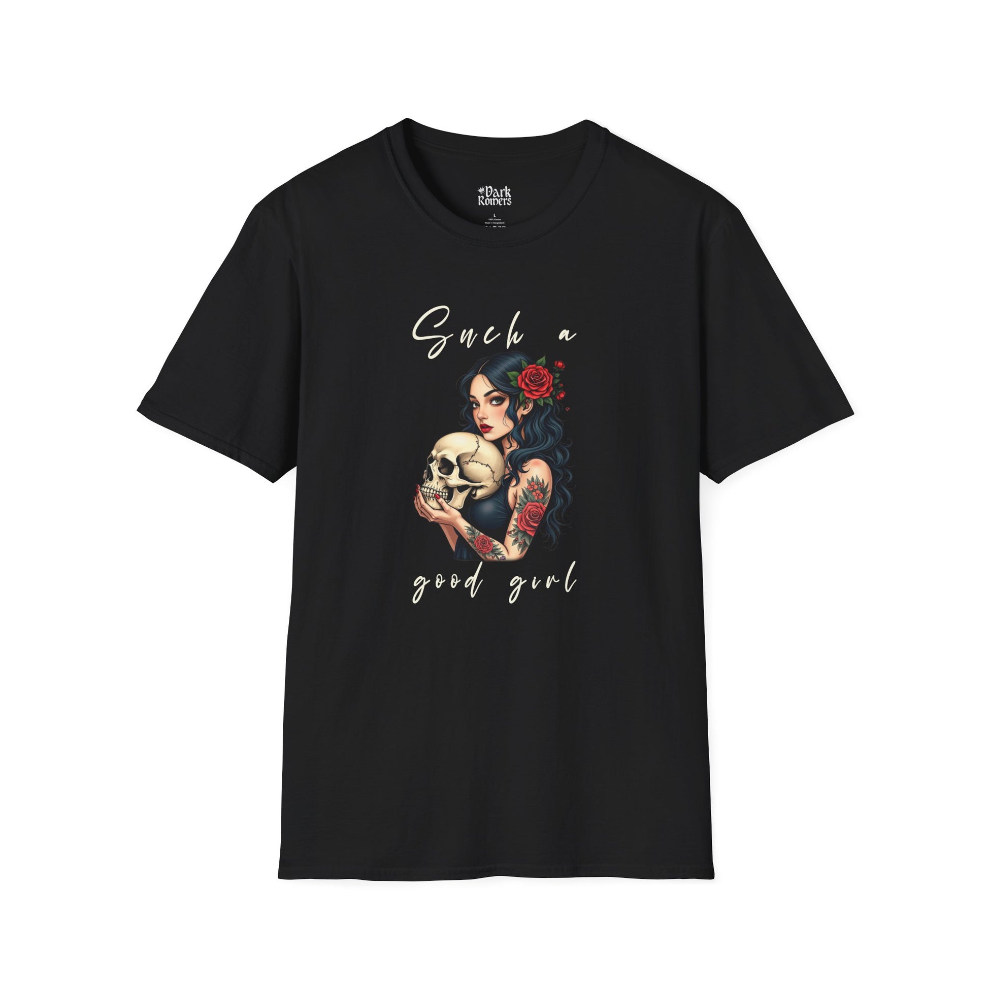 Such a good girl black dark romance t-shirt and tee – soft Gildan 64000 style made for readers who fall for villains, crave danger, and love twisted love stories.