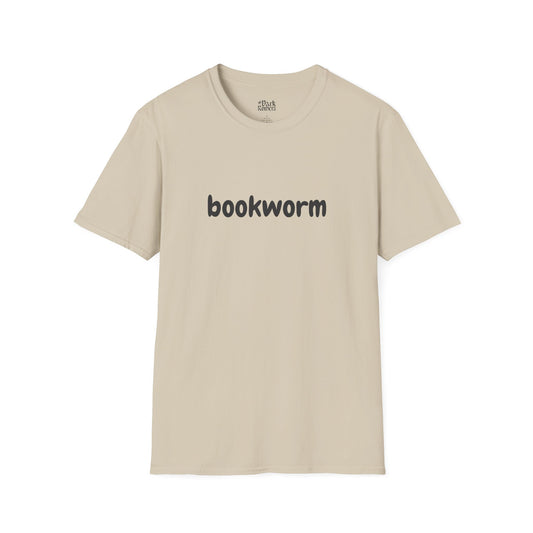 Bookworm sand bookish t-shirt – cozy Gildan 64000 tee made for readers who live between chapters and adore bookish vibes.